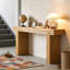 Console en bois massif 63 "
