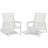 Set Of 2 Adjustable HDPE All Weather Outdoor Adirondack Chair-1070711722