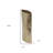 15" Gold Oval Aluminum Table Vase