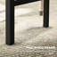 Chaises de salle à manger de style (4), dossier à lattes noires, pin massif, pour espaces variés, 4 chaises peu encombrantes, noires, procurent une expérience d'assise confortable