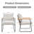 Modern Accent Wrenshall, Comfy Wrenshall With Removable Cushion