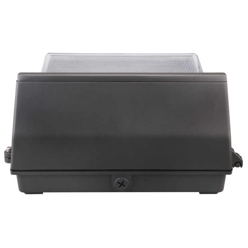 Bronze Dimmable LED Outdoor Wall Pack with Battery Backup
