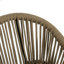 Tabouret de bar d'extérieur poussoir brun, ensemble de 2