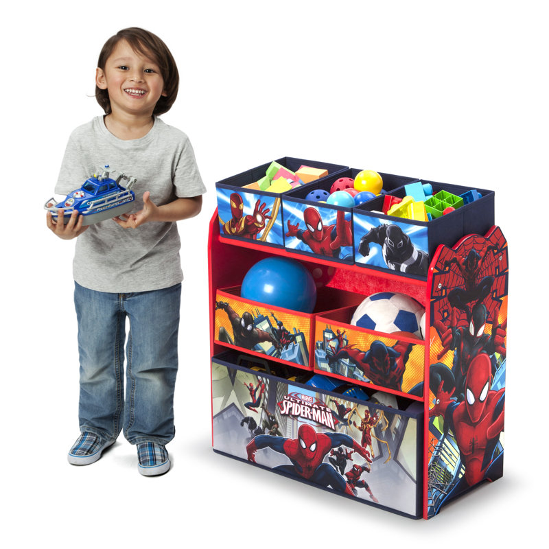 Spider-Man Toy Organizer with Bins