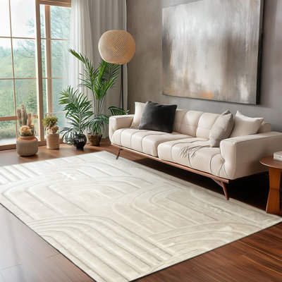 ZUMRUT Oval living room rug