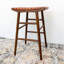 Tabouret 30 "en brun clair Maya