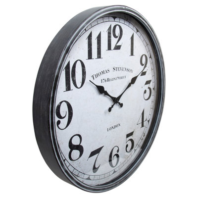 Kiera Grace Decorative Metal Wall Clock Collection Metal Wall Clock