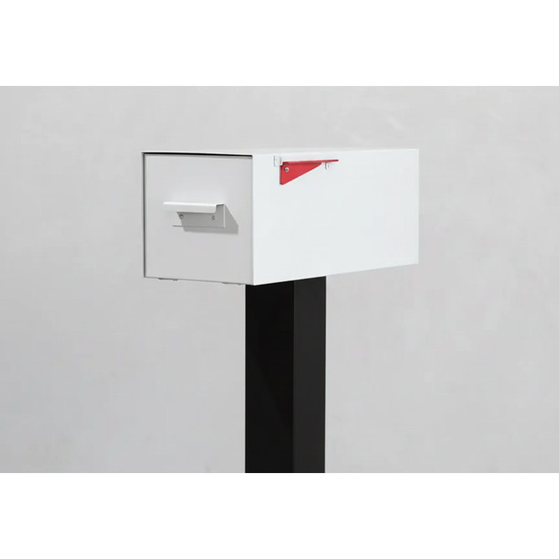 La boîte aux lettres postale, Blanc / argenté, Oui