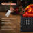 Abyaan  Electric Fireplace Log Set Heater 21in, Flame Brightness Adjustable, Realistic Ember Bed
