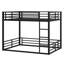 Metal Bunk Bed For Teens And Adults,Space-Saving