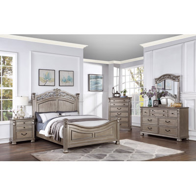 Lipan Vegan Leather Platform Bed