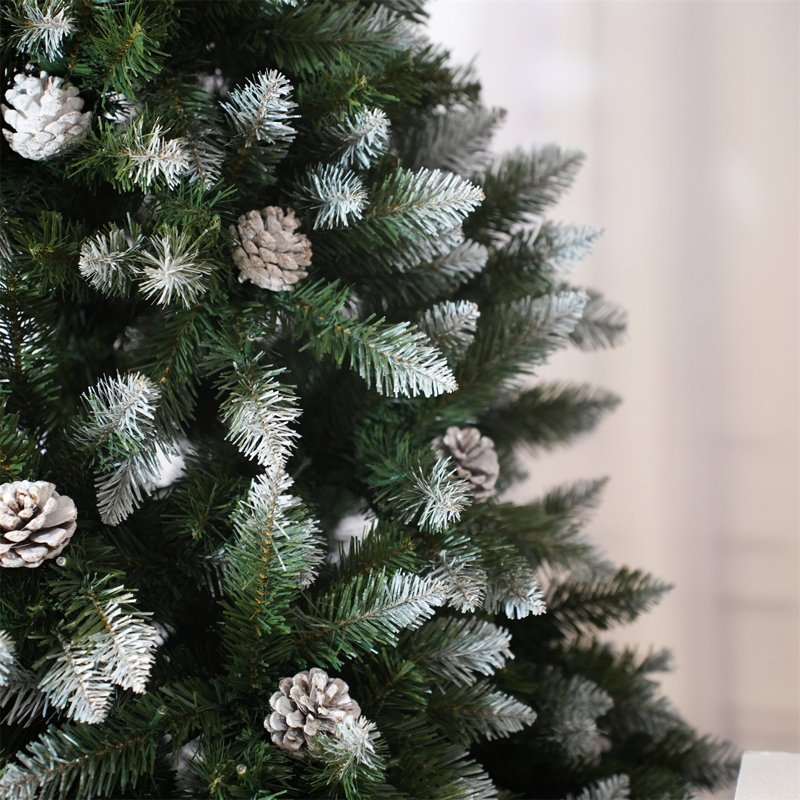4.89' H Artificial Pine Christmas Tree, Not Pre-Lit