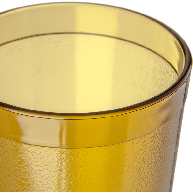 Gobelet en plastique San, 72, Ambre, Verre à vin sans pied