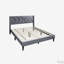 Lit tapissier en velours pour grand lit-1686232906