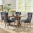 Senetria Faux Leather Wing Back Dining Chairs-91135414