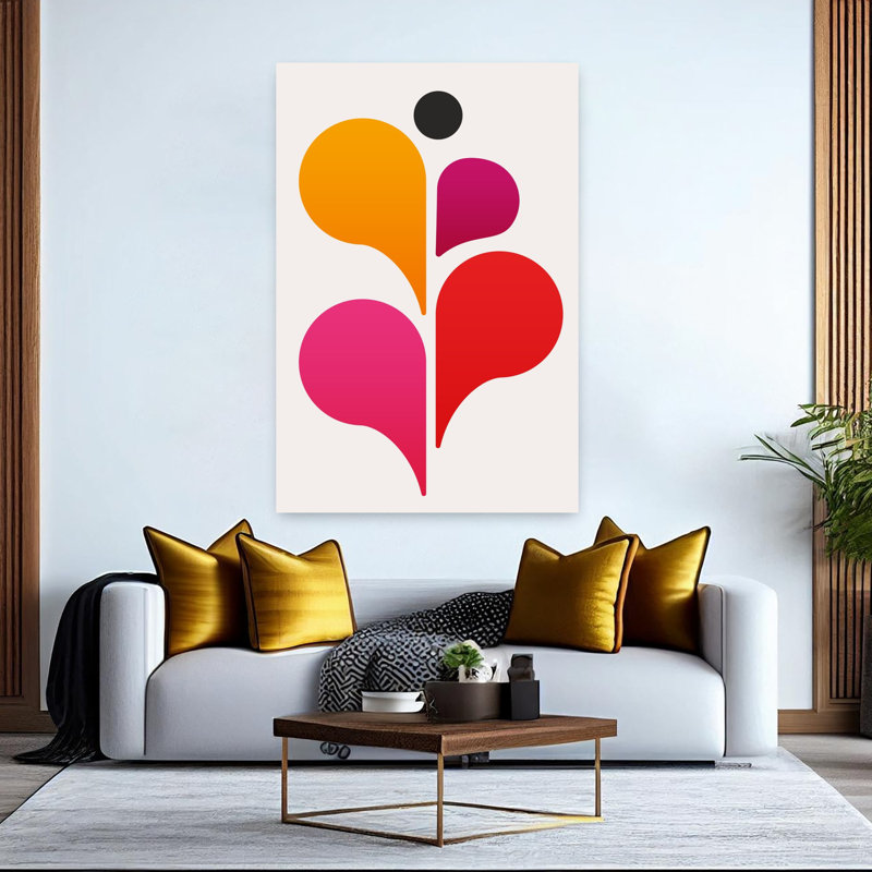 Art contemporain, art contemporain abstrait, H 60 po x l 40 po