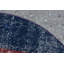 Tapis bleu Anatolian, tapis de chambre à coucher, tapis turc, tapis rétro, tapis décoratif 3,9 x 3,9 pi, tapis modernes