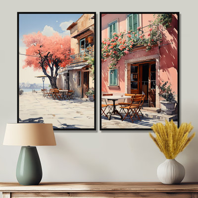 La Dolce, côte italienne V - Grande Italie, impressions sur toile à 2 panneaux