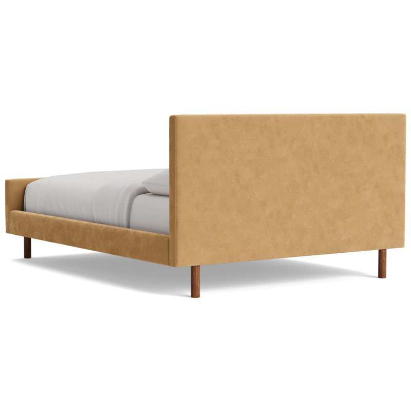 Skinny Fat Bed, Full / Double, Performance Velvet - Nutmeg