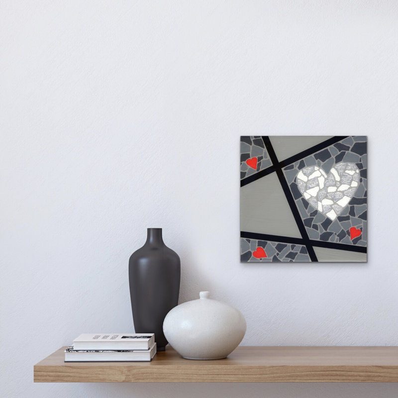 My Heart Shines For You - Red Hearts Painting by Eddie Bruckner