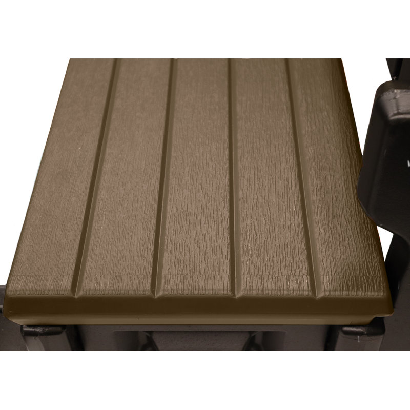 Signature Confer Plastics 38'' D Slip Resistant Hot Tub Step, Portobello