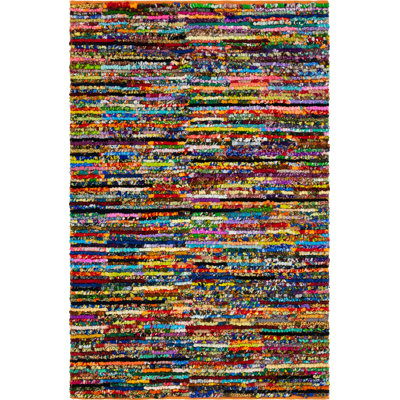 Lilan Cotton Abstract Indoor Rug