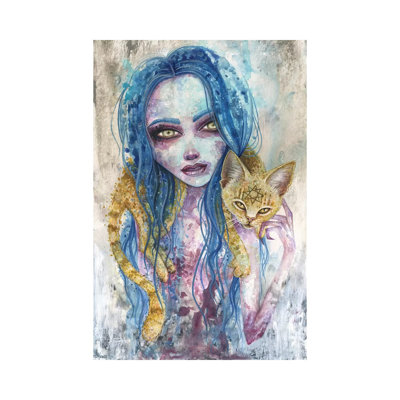 For Now We Live by Megan Majewski - Wrapped Canvas Print