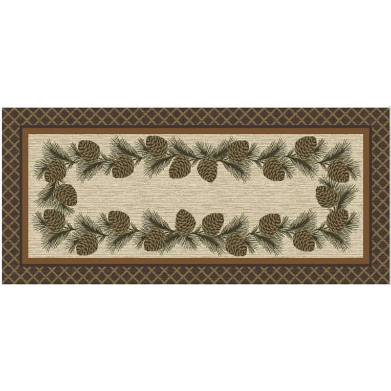 Tapis d'escalier 9 x 30 Cozy Cabin Diamonds, 6 pièces incluses