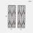 Grey Laser Cut Wood 2-piece Panel Wall Decor Set