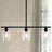 5.9''(W) Glass Dimmable Modern Linear Kitchen Island Pendant Lights with Adjustable Height 3 - Light-91358080-91240435-91358081