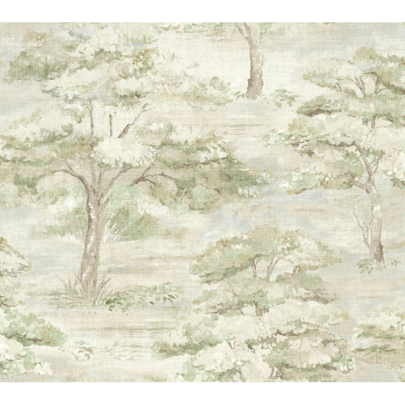 Papier peint Moreno, Vert