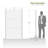 6ft. H x 4ft. W Metal Privacy Screen Fence Panel Leave Pattern-55887657