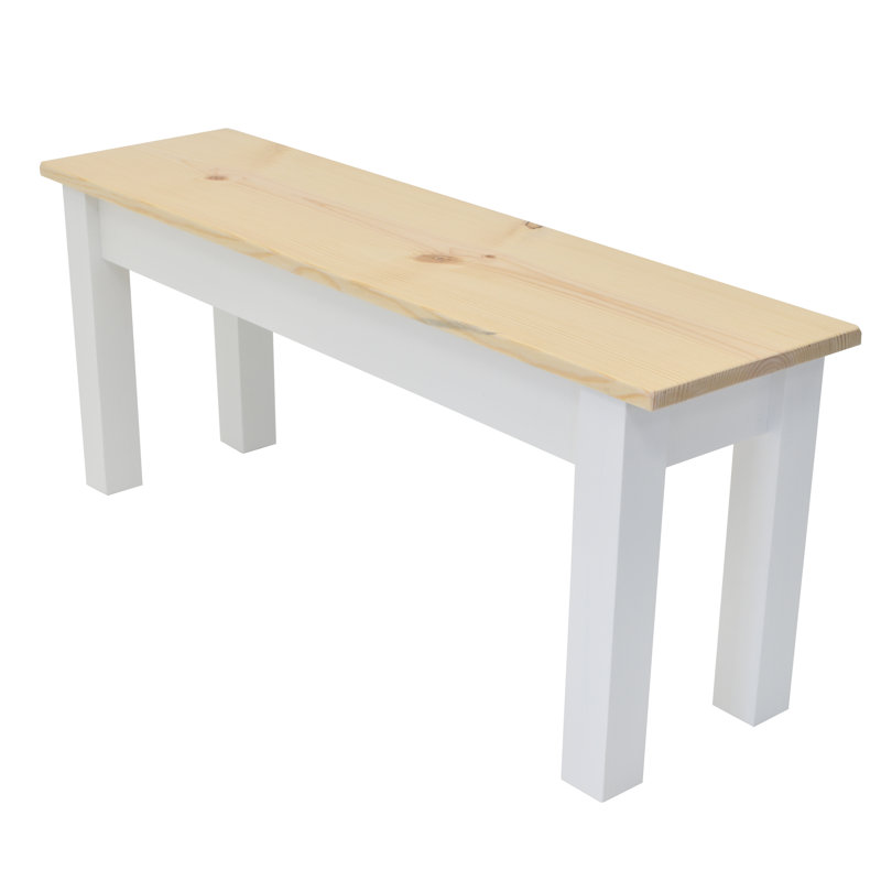 Jarrard Solid Wood Bench, 17" H x 30" W x 12" D