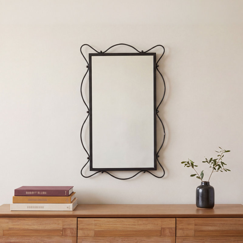 Blythe Rectangle Iron Mirror