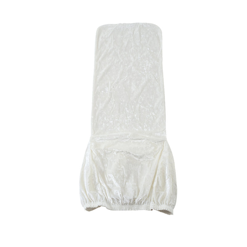 Polyester Dining Chair Slipcover, White