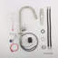 Robinet de cuisine tactile avec douchette extractible-118350867