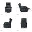 Fauteuil inclinable électrique lève-personne de 26 po de largeur (ensemble de 2)-106907144