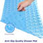 Aspire Homeware Non-Slip Polypropylene Shower Mat with Extra-Thick Suction Cups-653086811-653086815