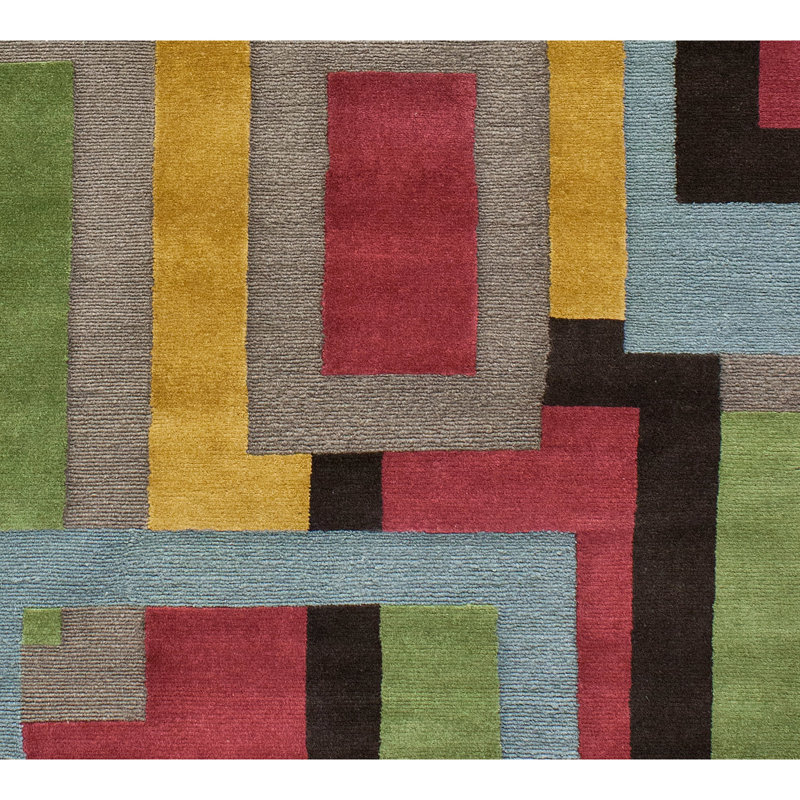Abstract Area Rug in Agate, Rectangle 10' x 14'