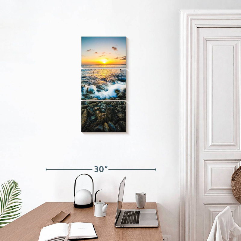 Kralendijk Axil Sunset, 27" H x 12" W