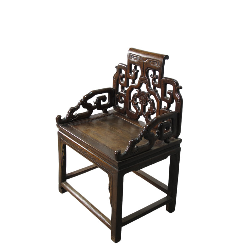 Asian Classic Solid Wood Arm Chair
