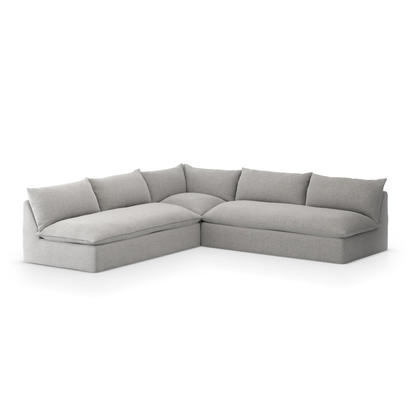 Grant Outdoor 5 - Seat Patio Sectional, Gray