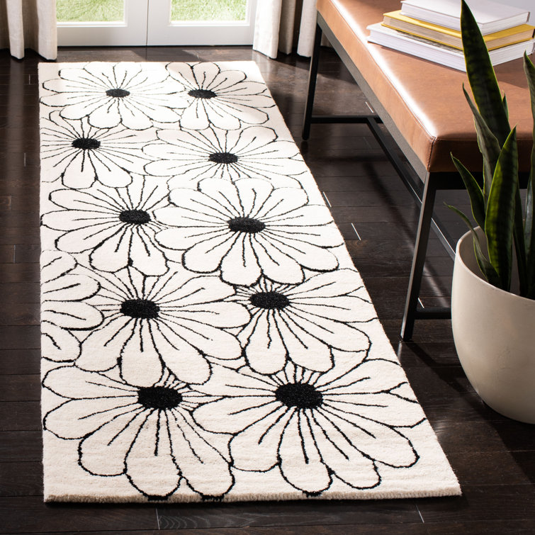 Avayah Soho Hand Tufted Wool And Viscose Floral Rug