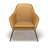 Faux Leather Armchair-775540048