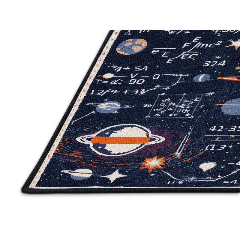 Tapis gris lavable à la machine, Round 4'