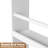 Albertson 43.3"H Wood Storage Bookshelf, White