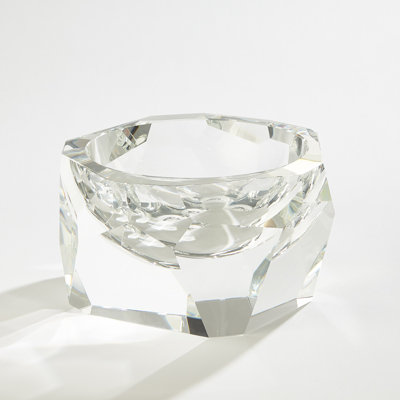 Multi Facet Crystal Bowl