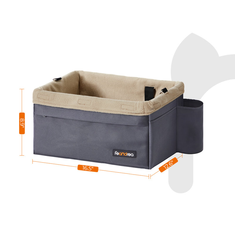 Siège d'auto pour chien, Gris