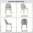 Velvet Upholstered Stacking Side Chair-748664327