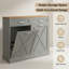 Grande armoire de rangement avec tiroir coulissant et porte de grange-130143620